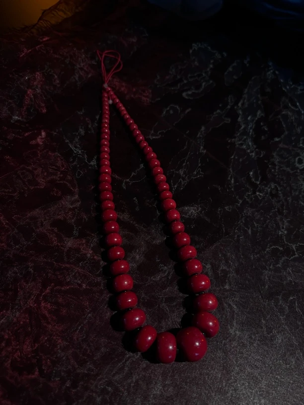 非金属亚克力项链 央宗同款简约风项链