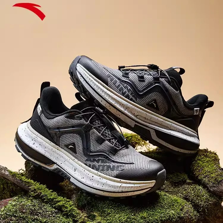 安踏昆仑青春版男款户外徒步鞋夏季网面舒适轻便减震耐磨运动跑鞋