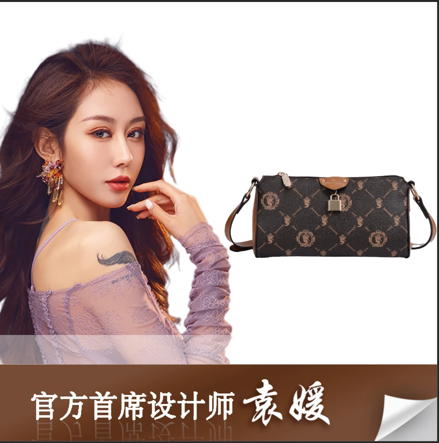 DIE袁媛设计师款Y维娜斯女神经典潮流印花单肩百搭枕头包