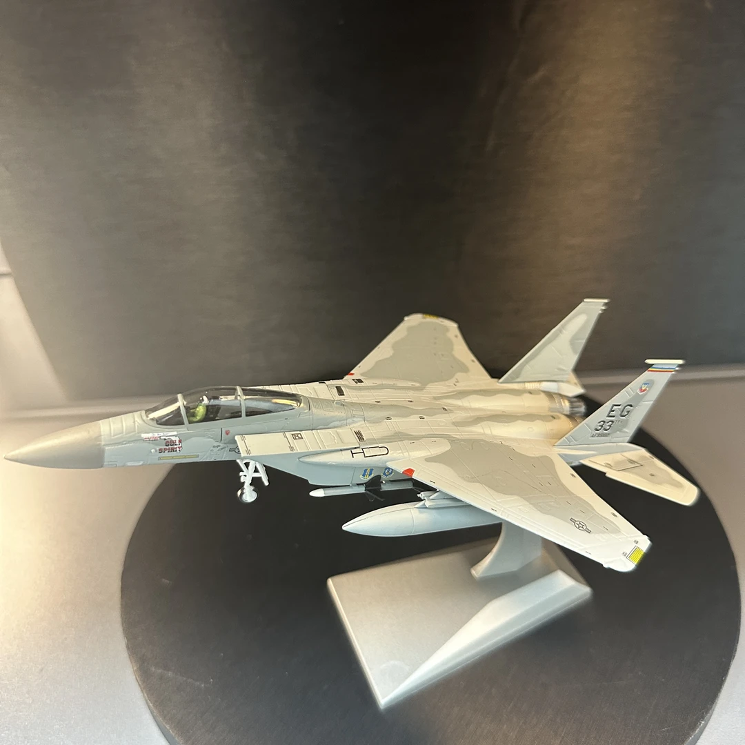 【F15C鷹式戰鬥機】1/100戰鬥機合金模型帶支架