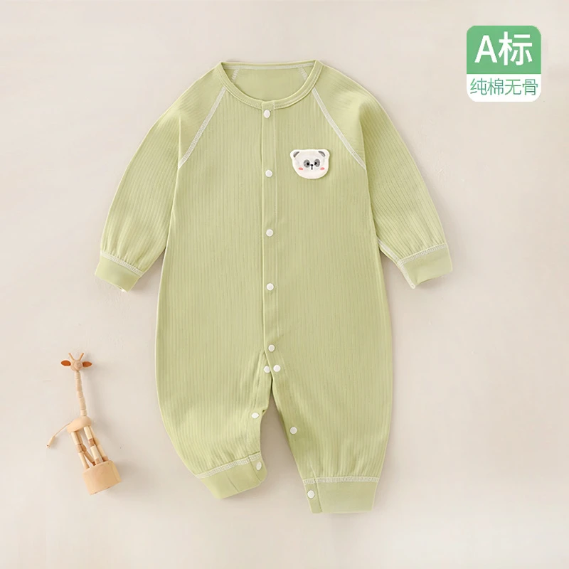 婴儿连体衣春秋款新生衣服纯棉睡衣秋冬季婴幼儿男女宝宝初早秋装