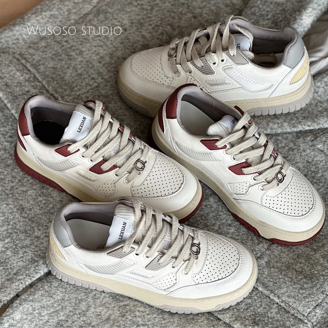 【soso】24new｜g家早春复古休闲运动板鞋小白鞋