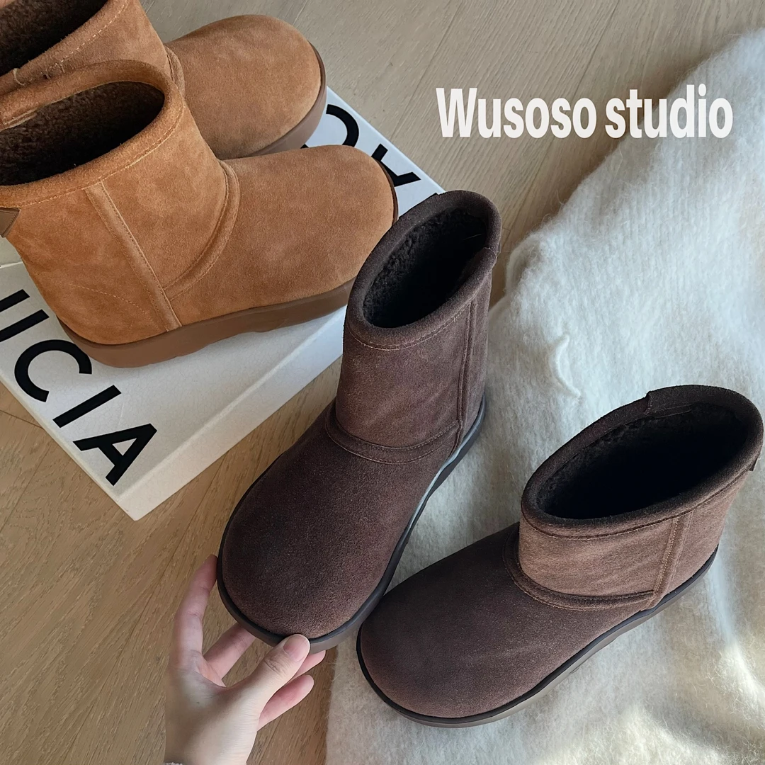 【soso】24new｜内增高版本｜行走的小暖炉｜增高6cm雪地靴