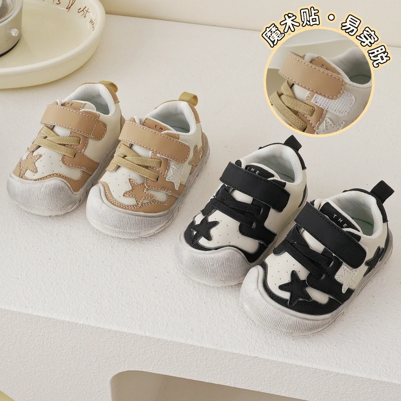 童鞋【星星脏脏底】秋新男女小大童稳步学步鞋亲子237535