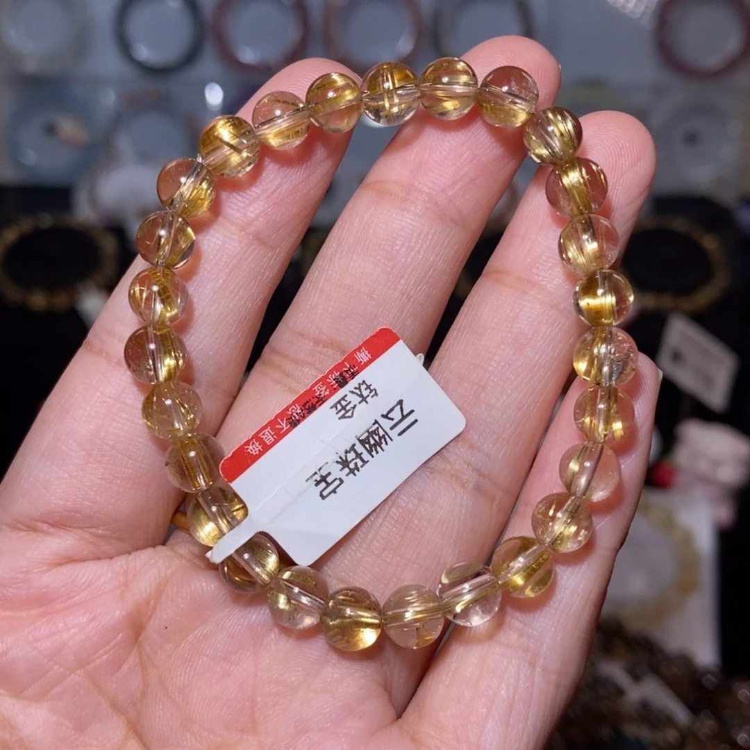 【闪购商品】水晶手串未镶嵌钛金6.6m