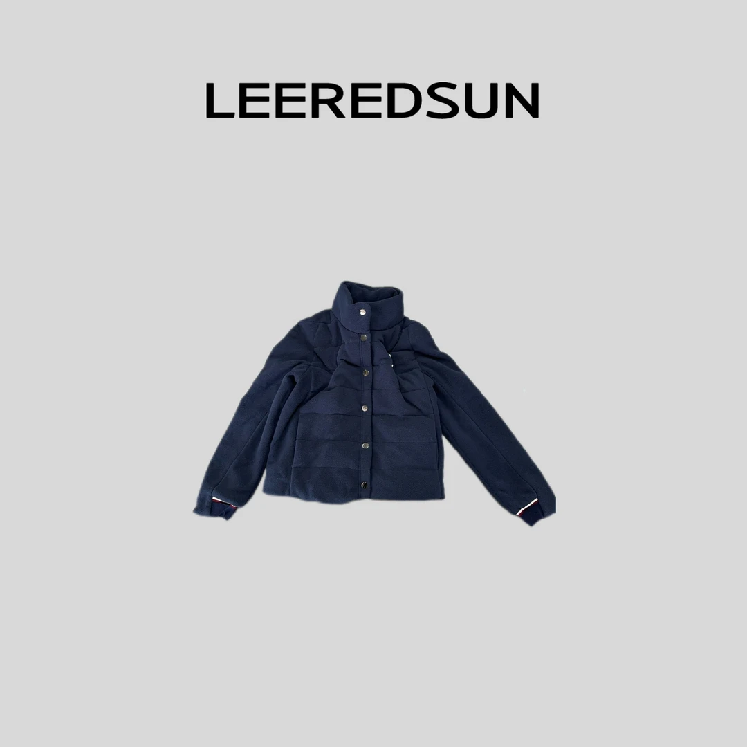 LEEREDSUN "青金石" 立领加厚夹棉简约百搭外套YY01WT3049