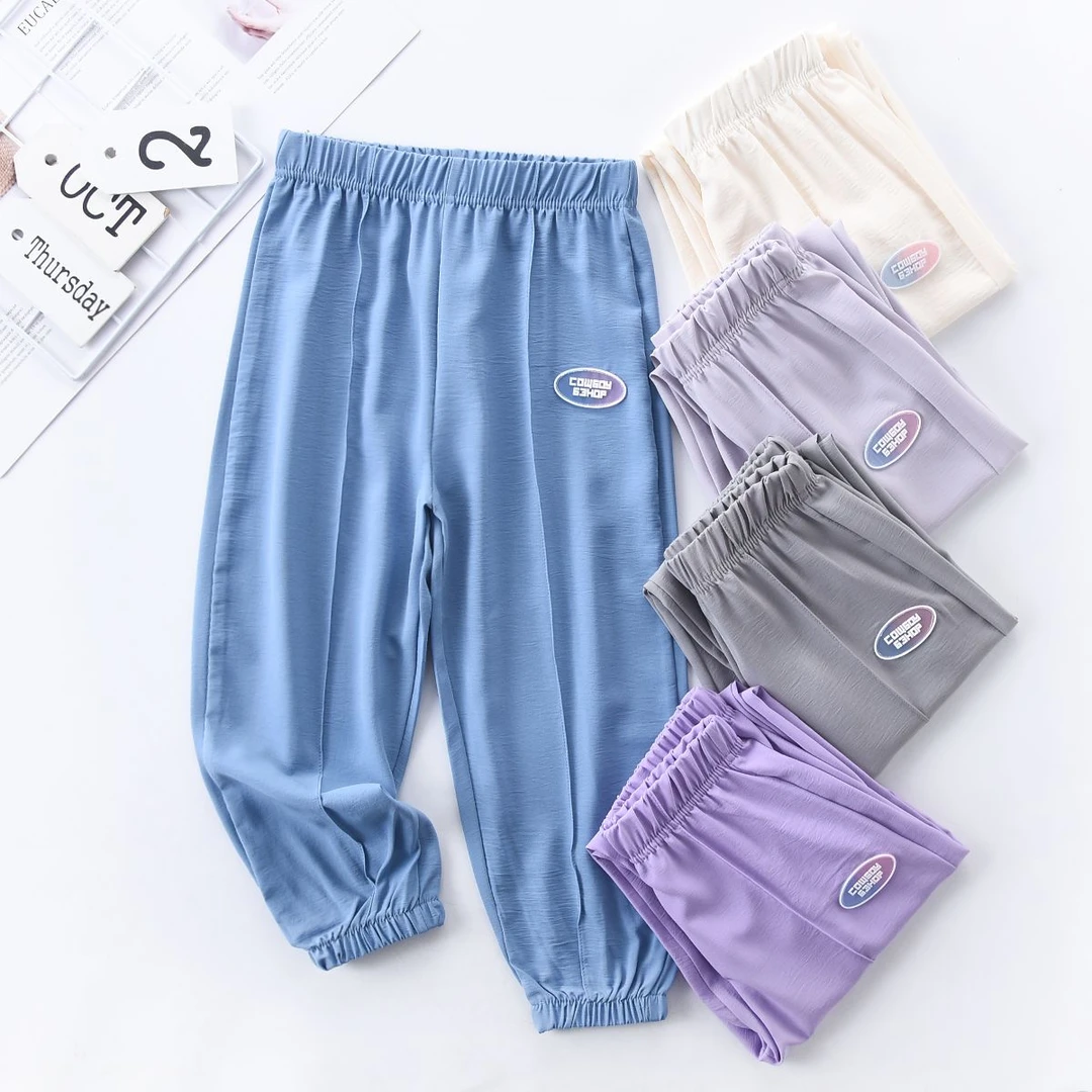 男女童夏款抖抖裤防蚊裤休闲裤