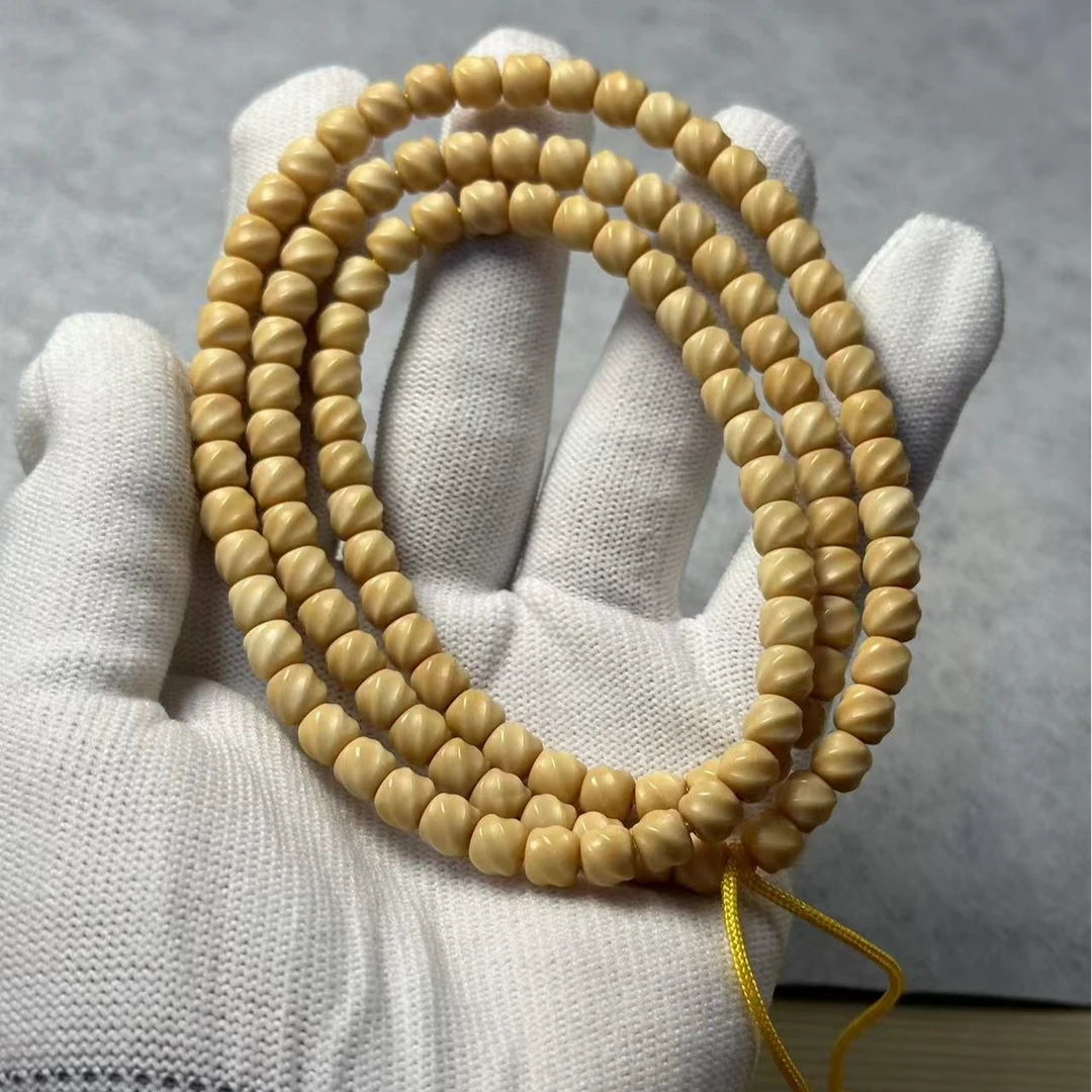 『果木出品』扭转乾坤龙脊菩提长串 精工玉化料