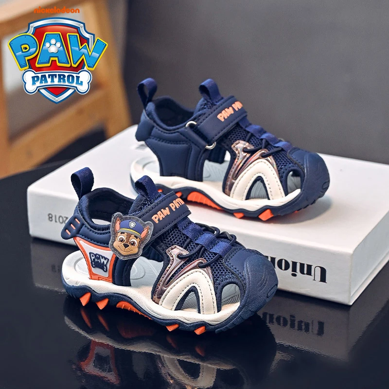 汪汪队童鞋男宝宝凉鞋夏季潮款包头软底防滑中小童小男孩帅气凉鞋
