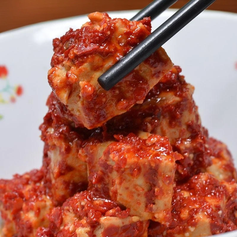 手工制作油泡香辣豆腐乳安徽美味太湖特产下饭菜霉豆腐400g1瓶