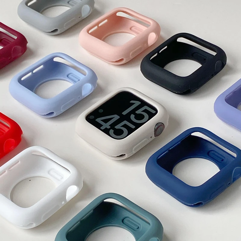 软硅胶iwatch保护壳8适用苹果手表applewatch9防摔Ultra2全包软壳