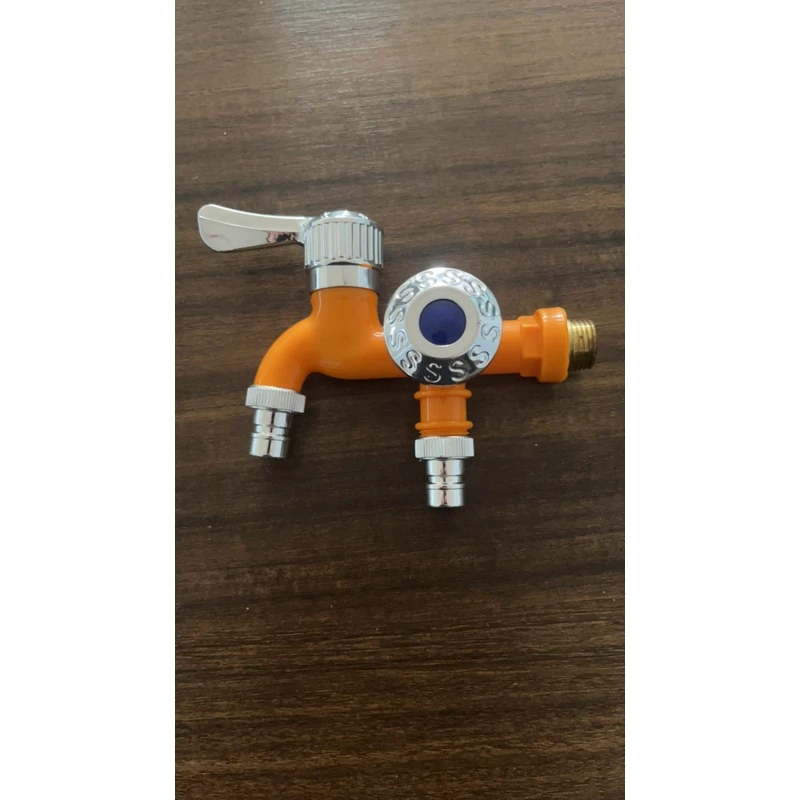 家用一进二出水龙头ABS环保水龙头