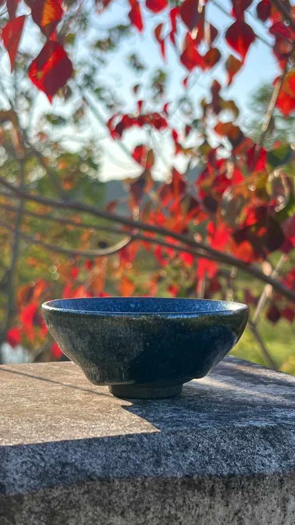 吴兴乾建盏柴烧纯手工茶杯主人杯茶具龙窑柴烧建盏个人杯专用