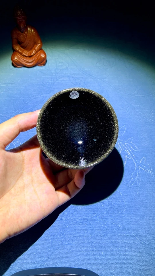 吴兴乾建盏柴烧纯手工茶杯主人杯茶具龙窑柴烧建盏个人杯专用