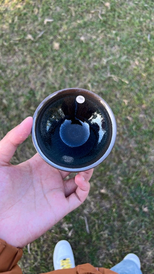 高端主人杯茶具建盏品茗杯手工柴烧茶杯