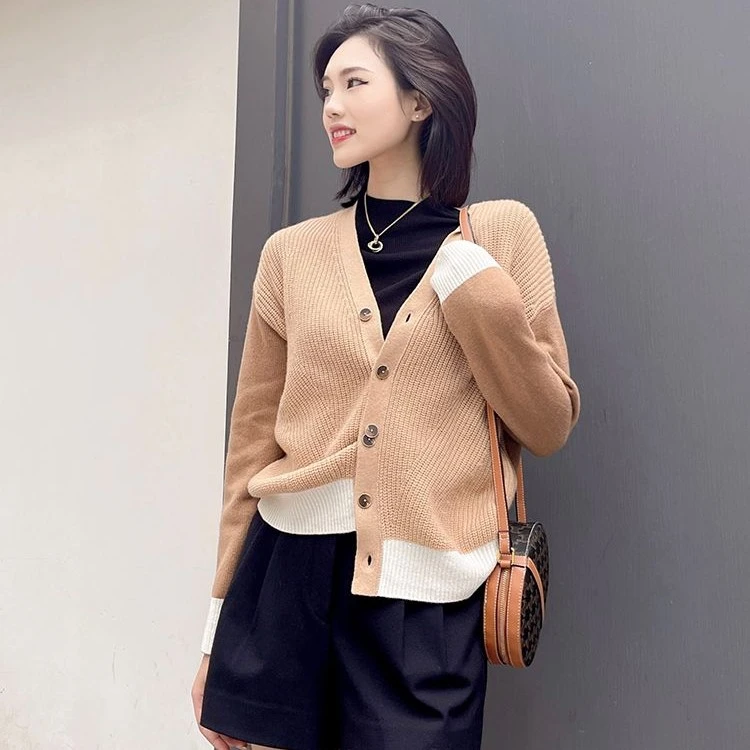 【北京阿玛施  】针织开衫  5499189 百搭宽松针织衫女装