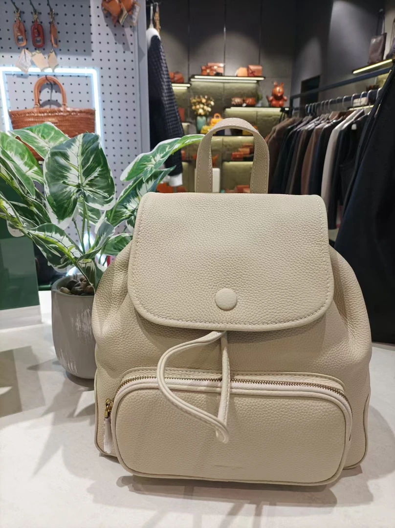 HERBAL HEAVEN/食草堂Togo纹牛皮双肩包