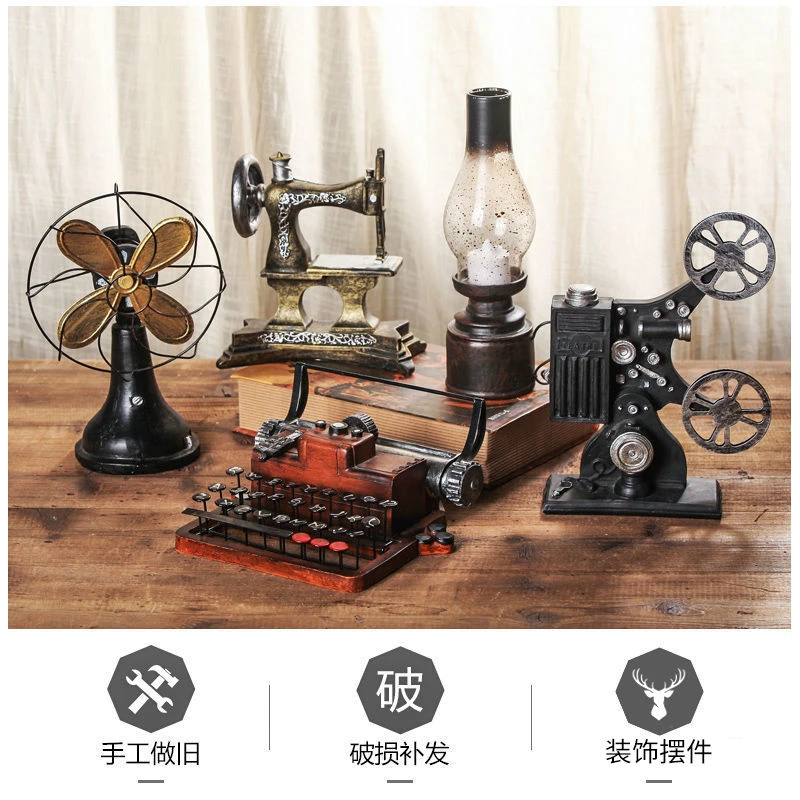 复古怀旧创意家居小摆件工艺品客厅酒柜电视柜现代房间桌面装饰品