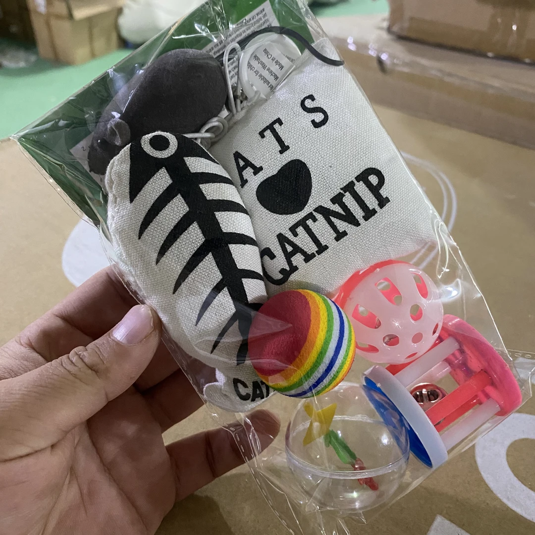 猫玩具七件套出口外贸品质