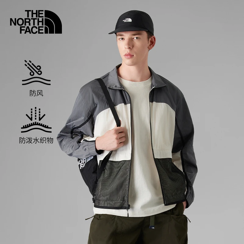 北面UE防泼溅防风夹克立领外套男户外24春新款TheNorthFace|89TR