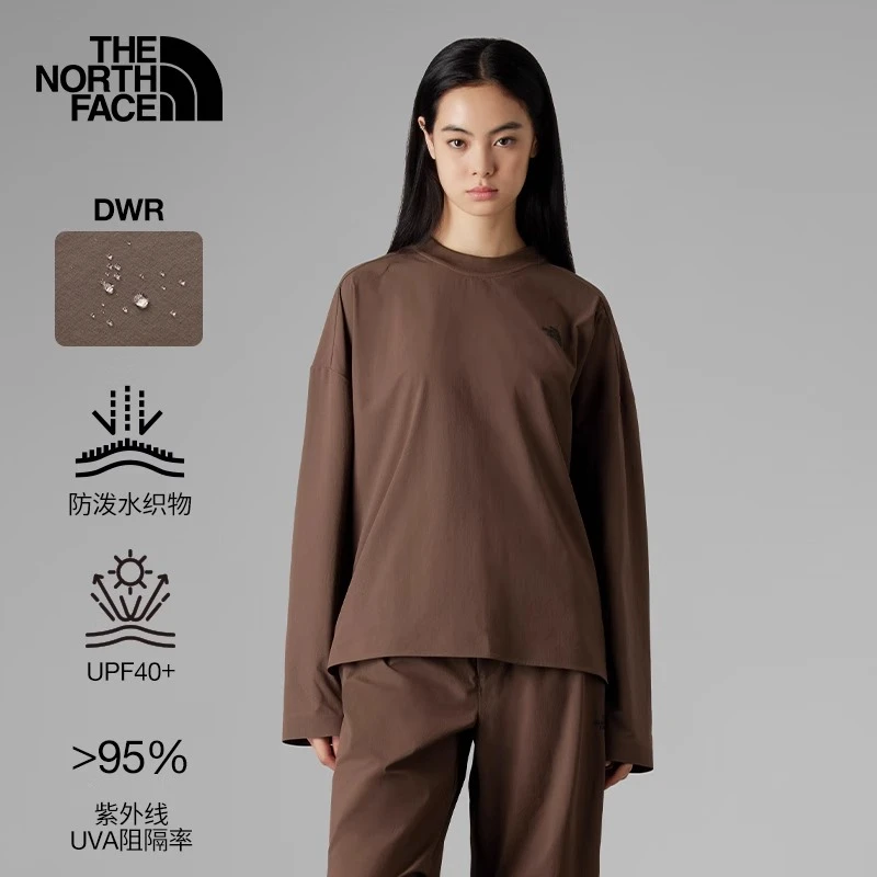 北面UE户外防晒季女款时尚防泼溅春夏长袖卫衣TheNorthFace|89H2