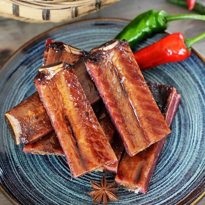 正宗四川特产腊排骨烟熏肉腊肉腊肠农家自制整块土猪肉腊排骨腊味
