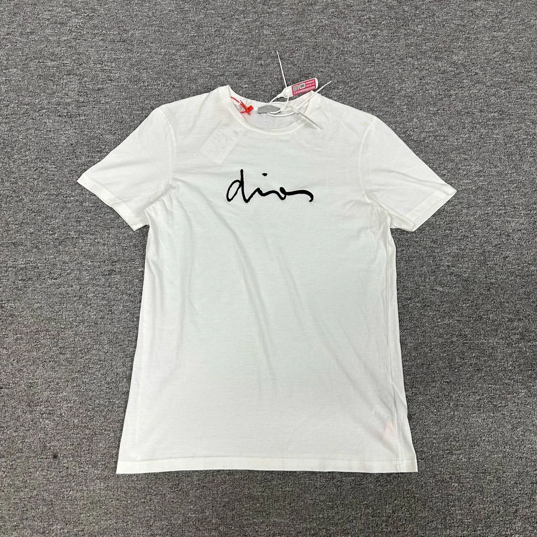 Dior 迪奥 刺绣字母Logo 短袖T恤 99新 S码