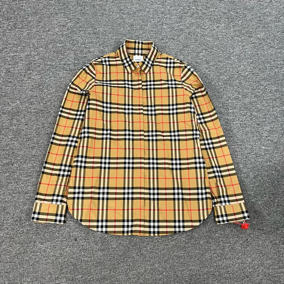 Burberry 巴宝莉 经典格纹衬衫 uk6码 全新