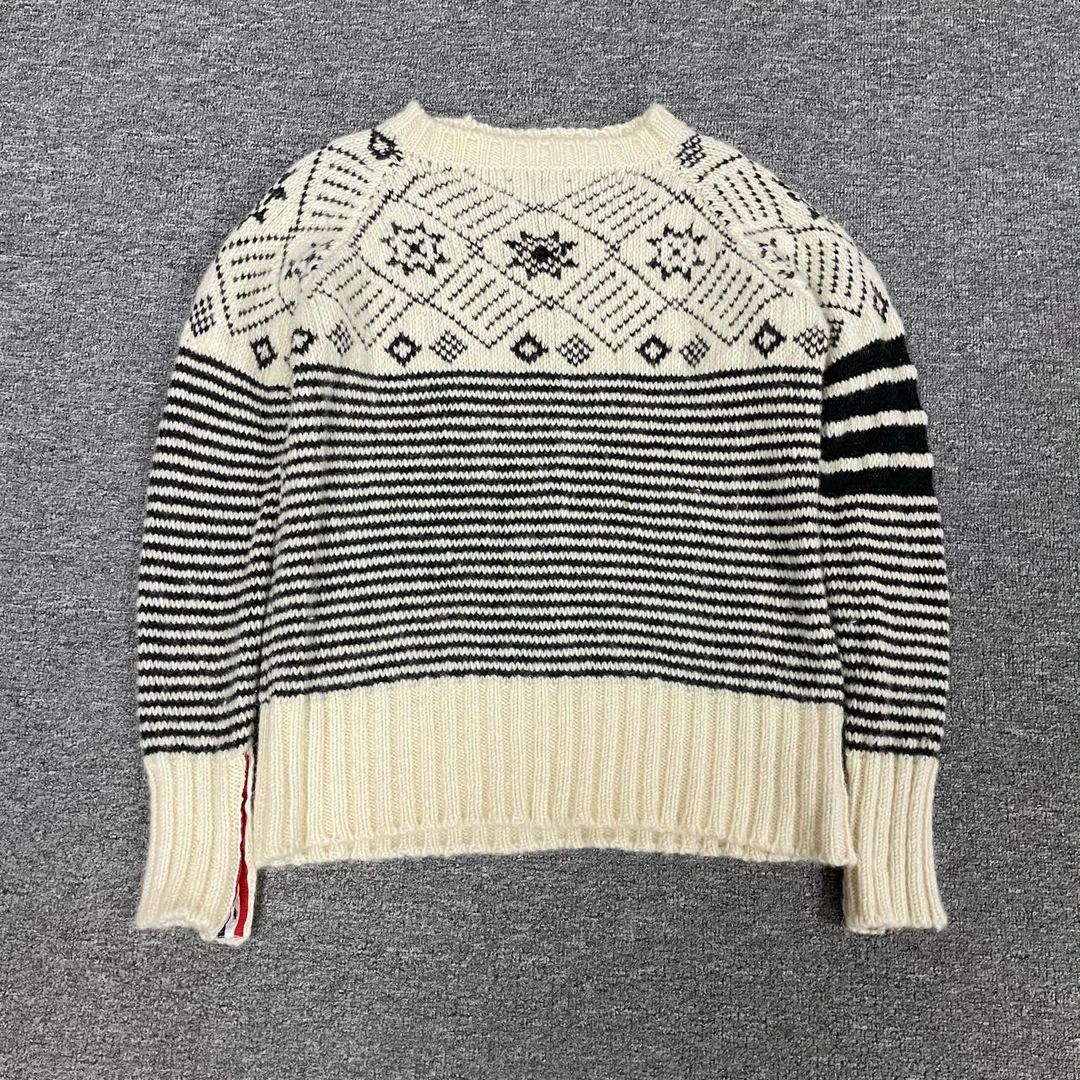 Thom Browne TB 四条纹 针织毛衣 99新 3码