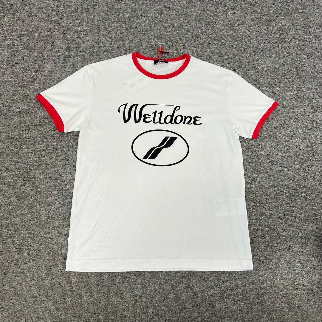 全新未使用 We11done 大logo 短袖 L 码