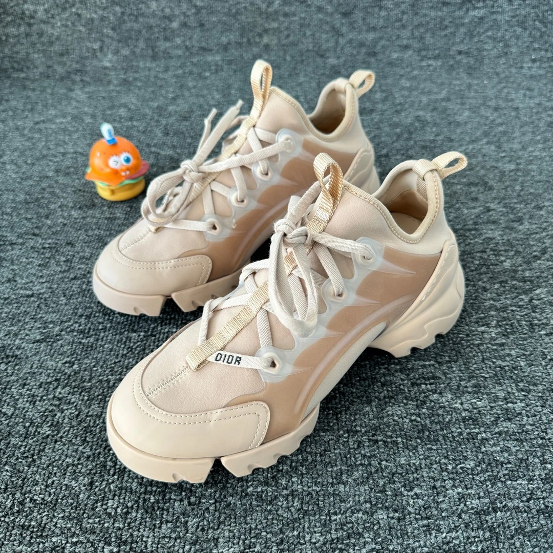 Dior 迪奥 D-Connect 裸色老爹鞋 36码 99新