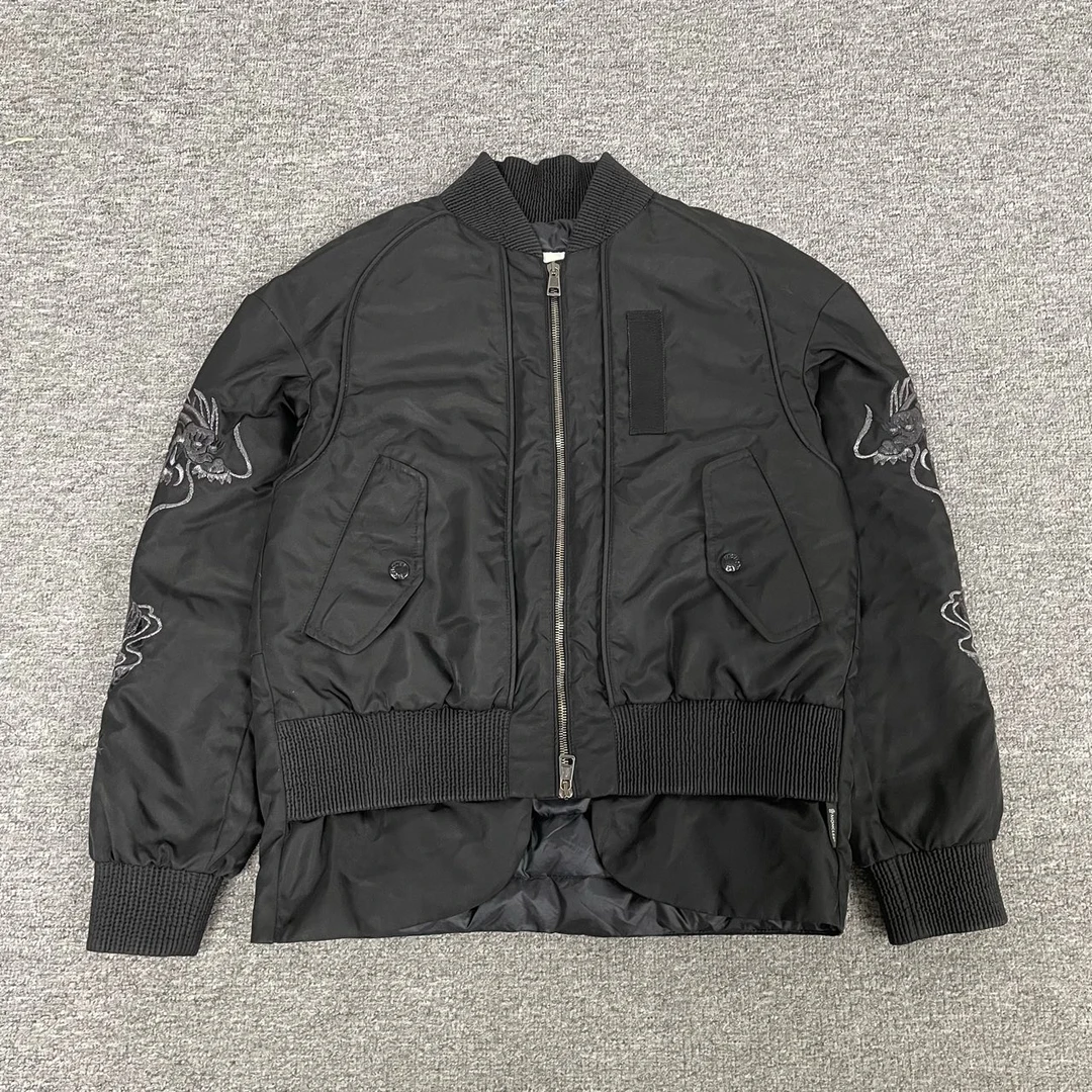 Moncler 蒙口 重工刺绣 飞行员 羽绒服 99新 00码
