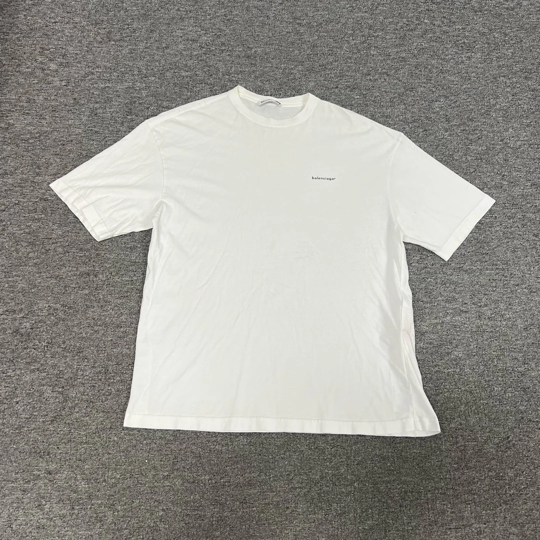balenciaga 巴黎世家 胸前小logo 白色短袖 xs码 99新