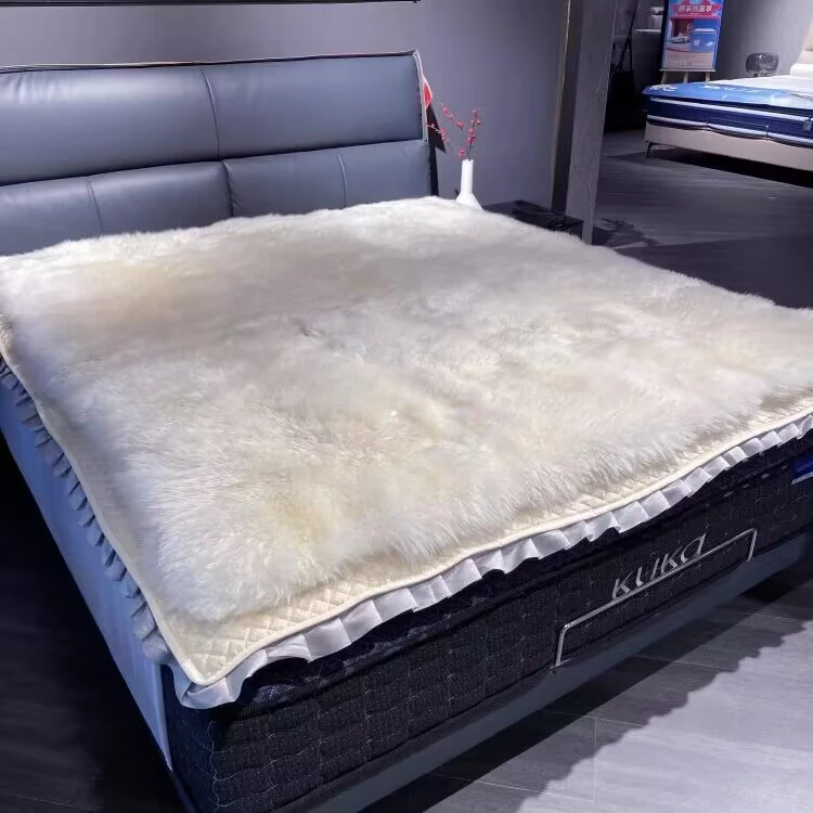 双人羊毛床毯澳洲进口皮毛一体褥子冬季加厚保暖床褥子榻榻米床垫