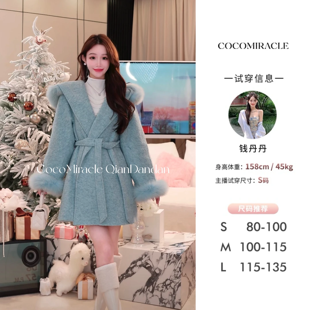 【钱丹丹】2024秋冬新款保暖羽绒大衣QL8DY8173