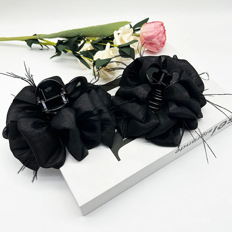 云朵泡泡抓夹仙气发饰高级感显发量鲨鱼夹气质发夹