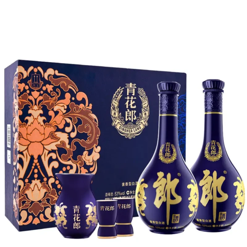 郎酒青花郎 酱香型白酒 礼盒装53度500ml*2