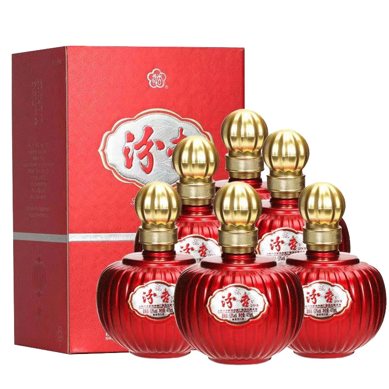 汾杏百年汾杏 V20  清香型白酒 53度475ml*6瓶