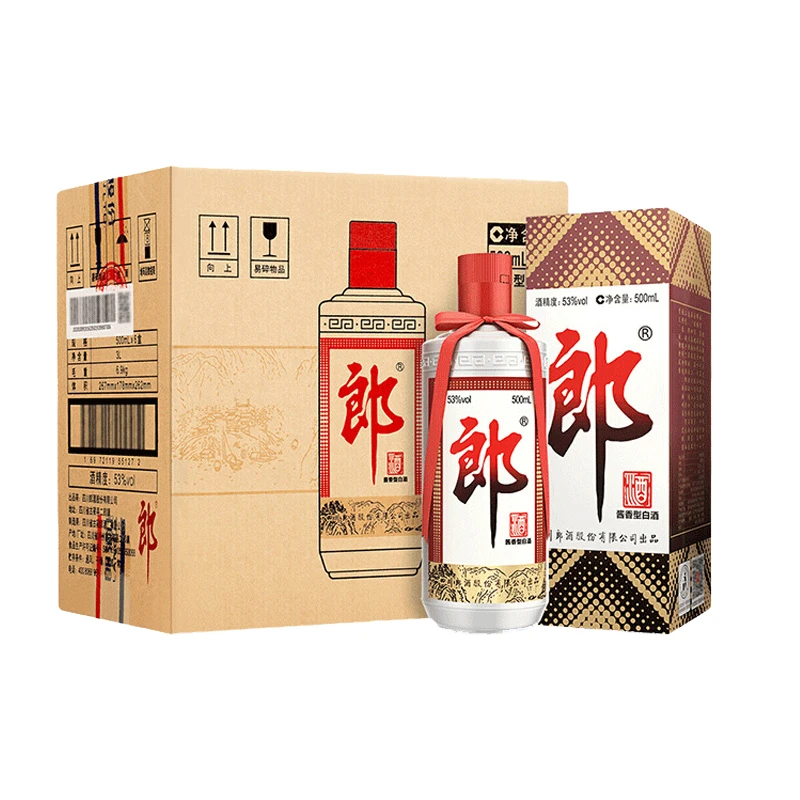 郎酒【达人】郎牌郎酒整箱 酱香型白酒 53度500ml*6