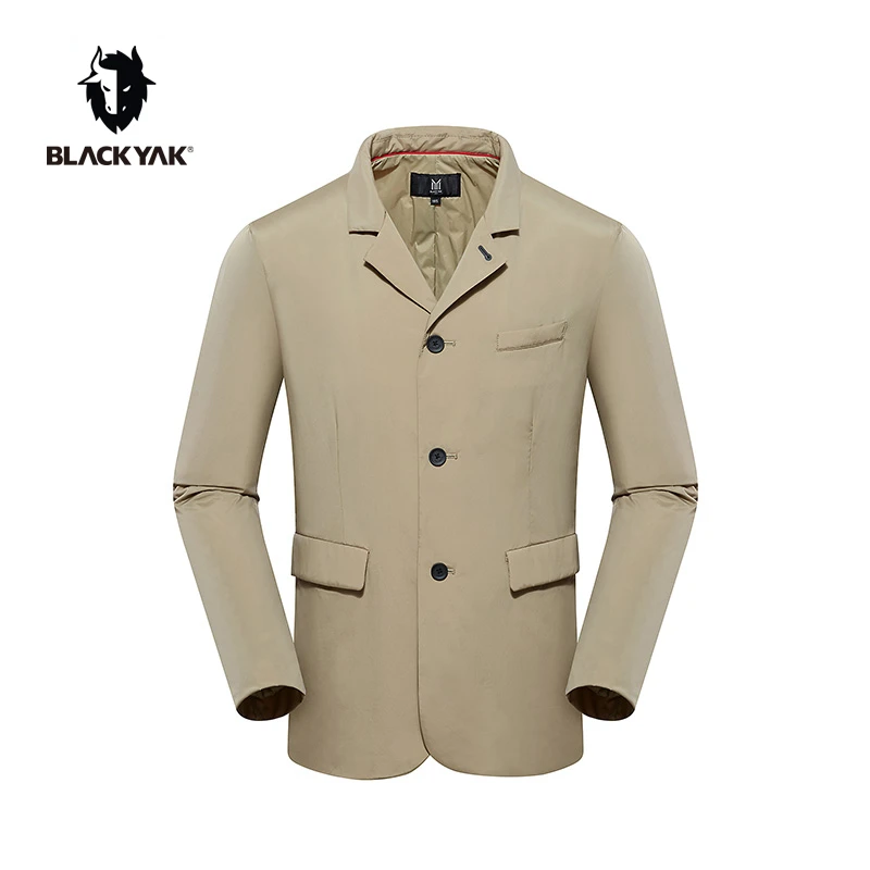 (断码捡漏款）BLACKYAK/男士保暖棉休闲西装秋冬商务加厚西服外套