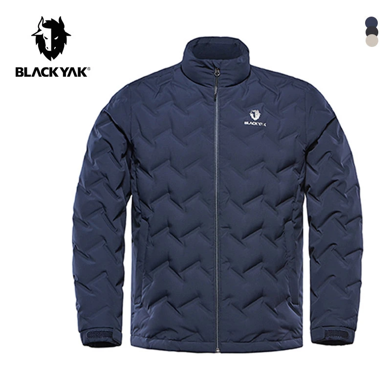 BLACKYAK/布来亚克户外运动休闲保暖短款羽绒服外套男立领上衣