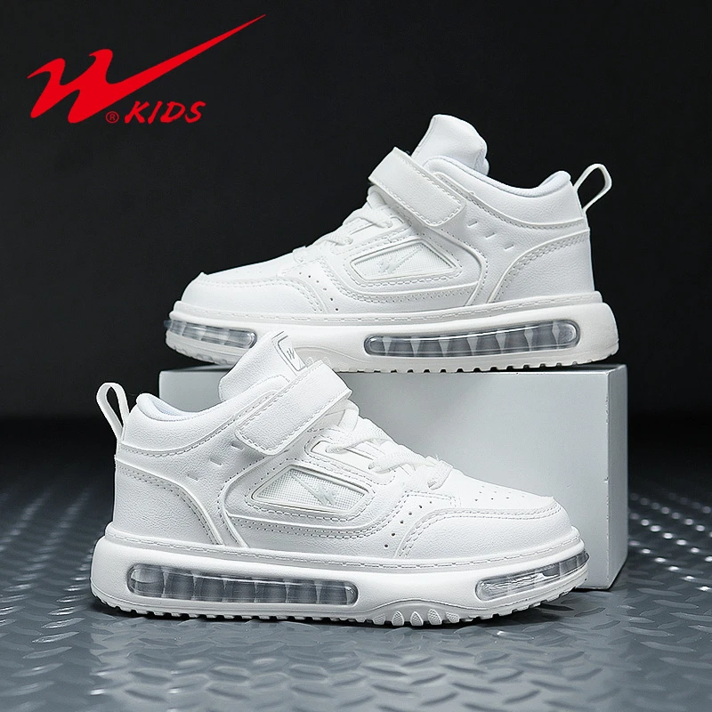 双星儿童鞋子运动鞋男童旋转纽扣跑步鞋女软底透气网面板鞋15141