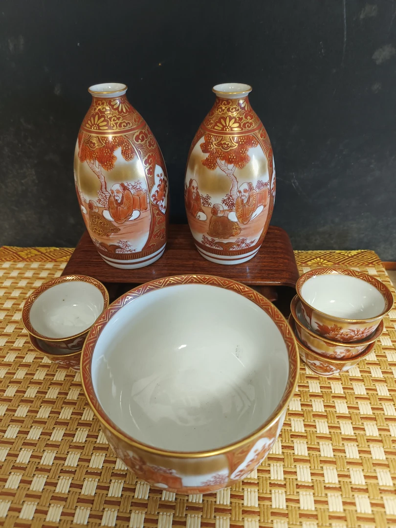 日瓷九谷烧酒器套组
