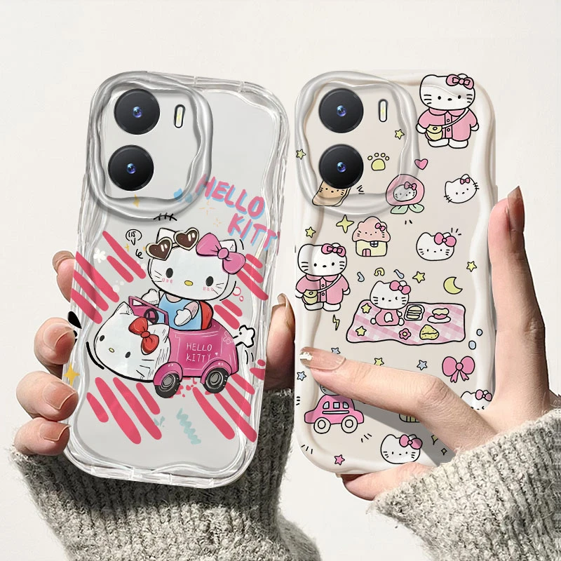 适用可爱kitty猫vivoY35m手机壳V2279A女款y35+/y35m+/y35可爱奶