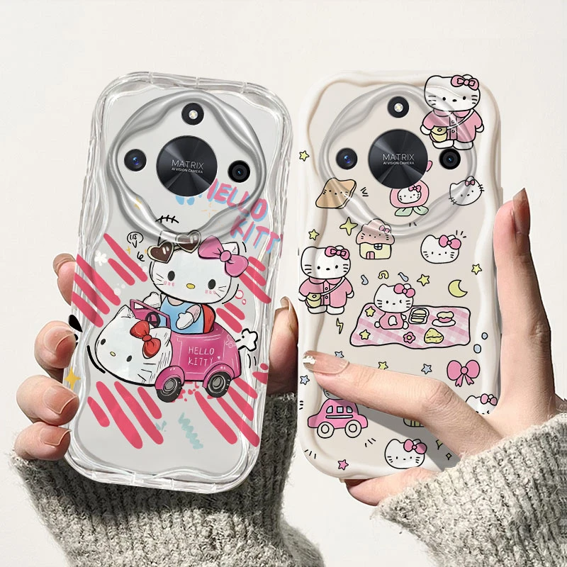 适用可爱kitty猫荣耀X50手机壳ALI-AN00女款防摔奶油壳可爱硅胶软