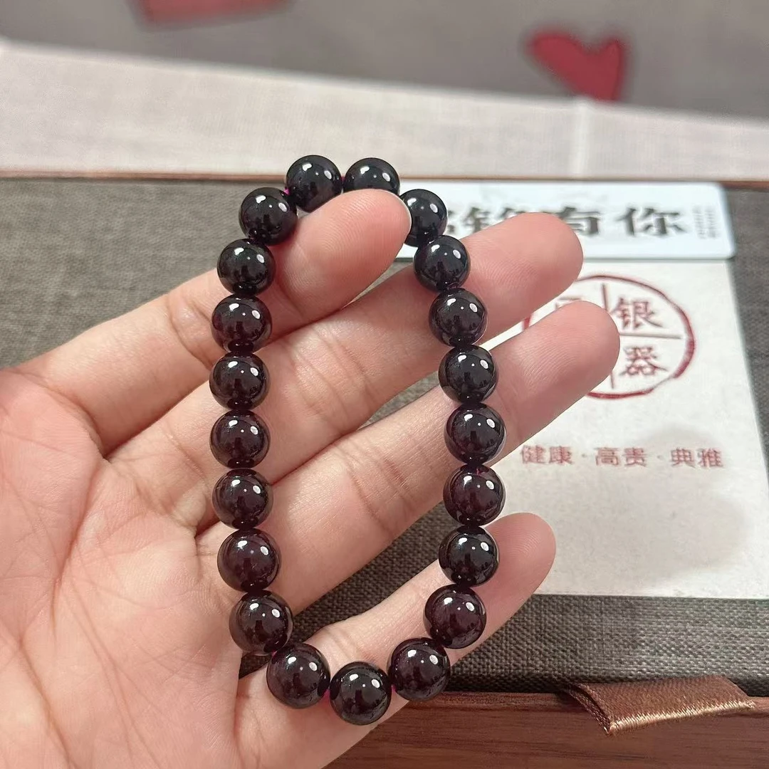 铭铭有你【石榴石】7.5n-8.5n石榴石手串