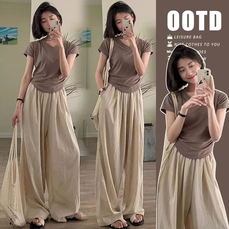 孕妇装夏装正肩短袖T恤女小个子不规则修身显瘦短款小众设计感