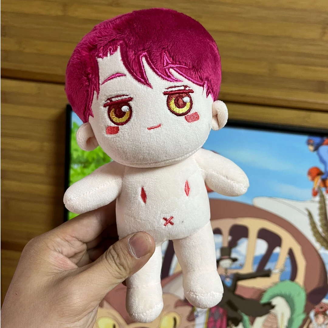 易烊千玺棉娃 属性棉袜 20cm棉花娃娃 无骨架 全新长头发棉花娃娃