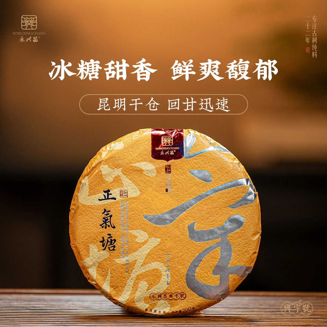 2024正气塘头春古树200g临沧产区鲜爽活润甄选优质产区古树头采