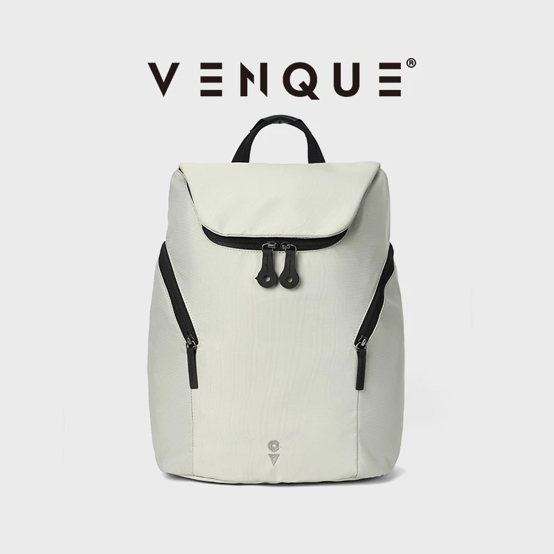 venque/范克新款时尚防水双肩背包女旅游轻便大容量通勤书包旅行